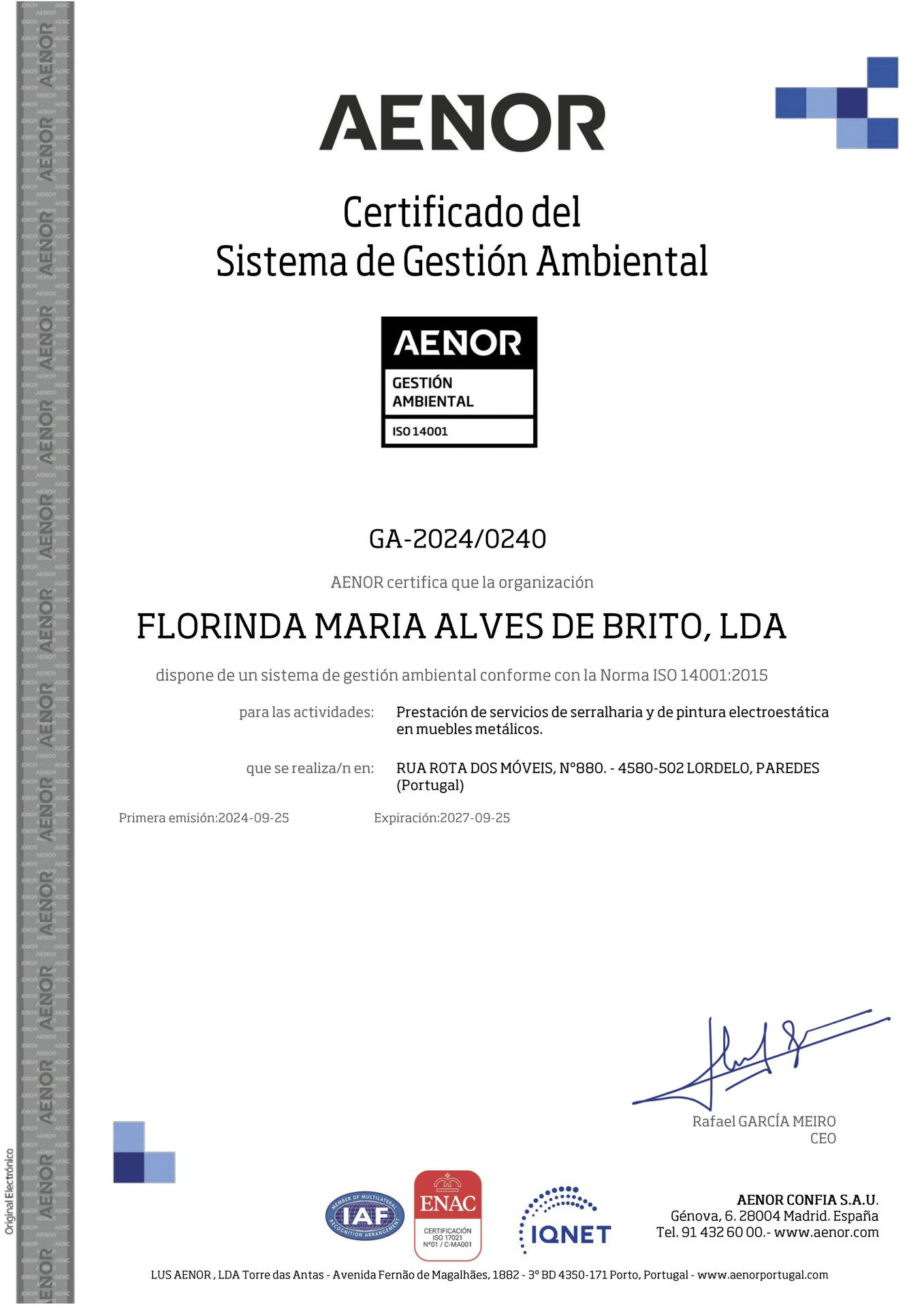 ISO 14001 — Gestão Ambiental